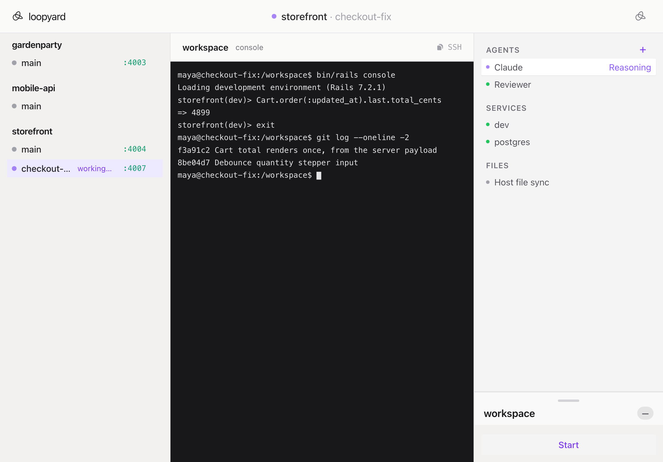 Loopyard: SSH into any container