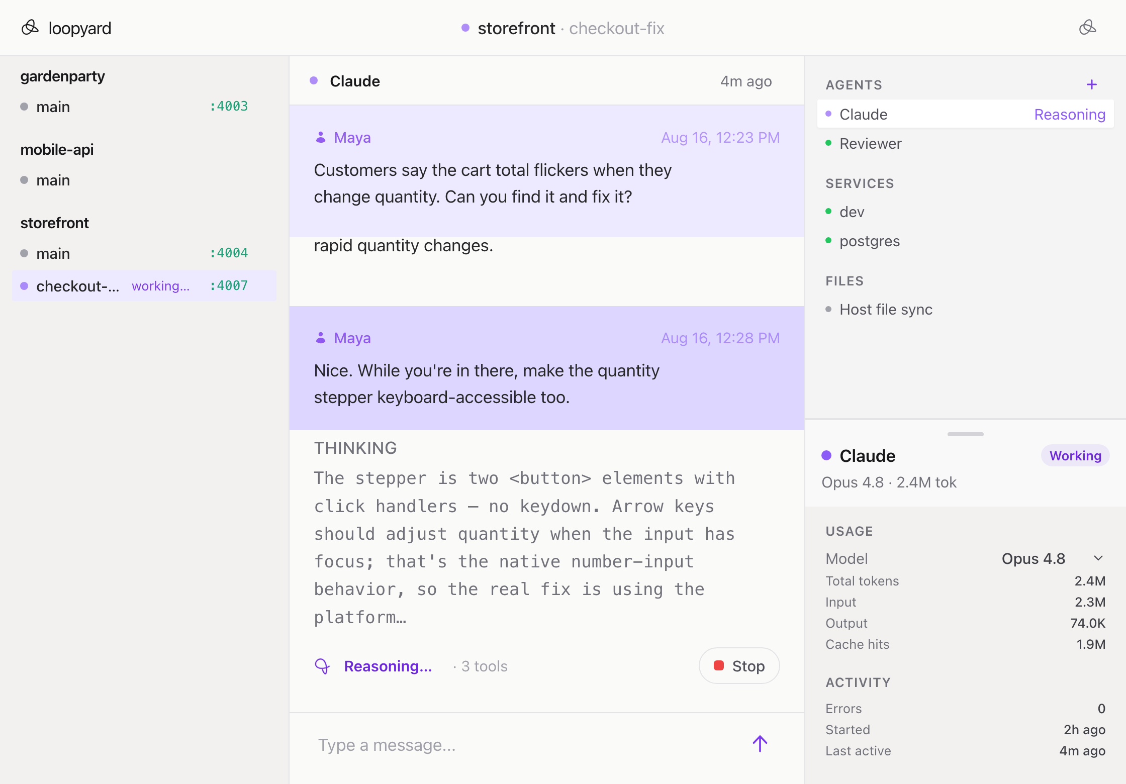 Loopyard: Works from any device